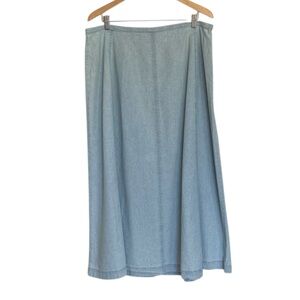 Liz Claiborne Woman Light Blue A-Line Skirt Size 16W
